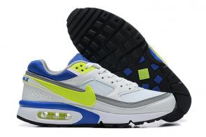 nike air max bw classic cuir lime royal white blue